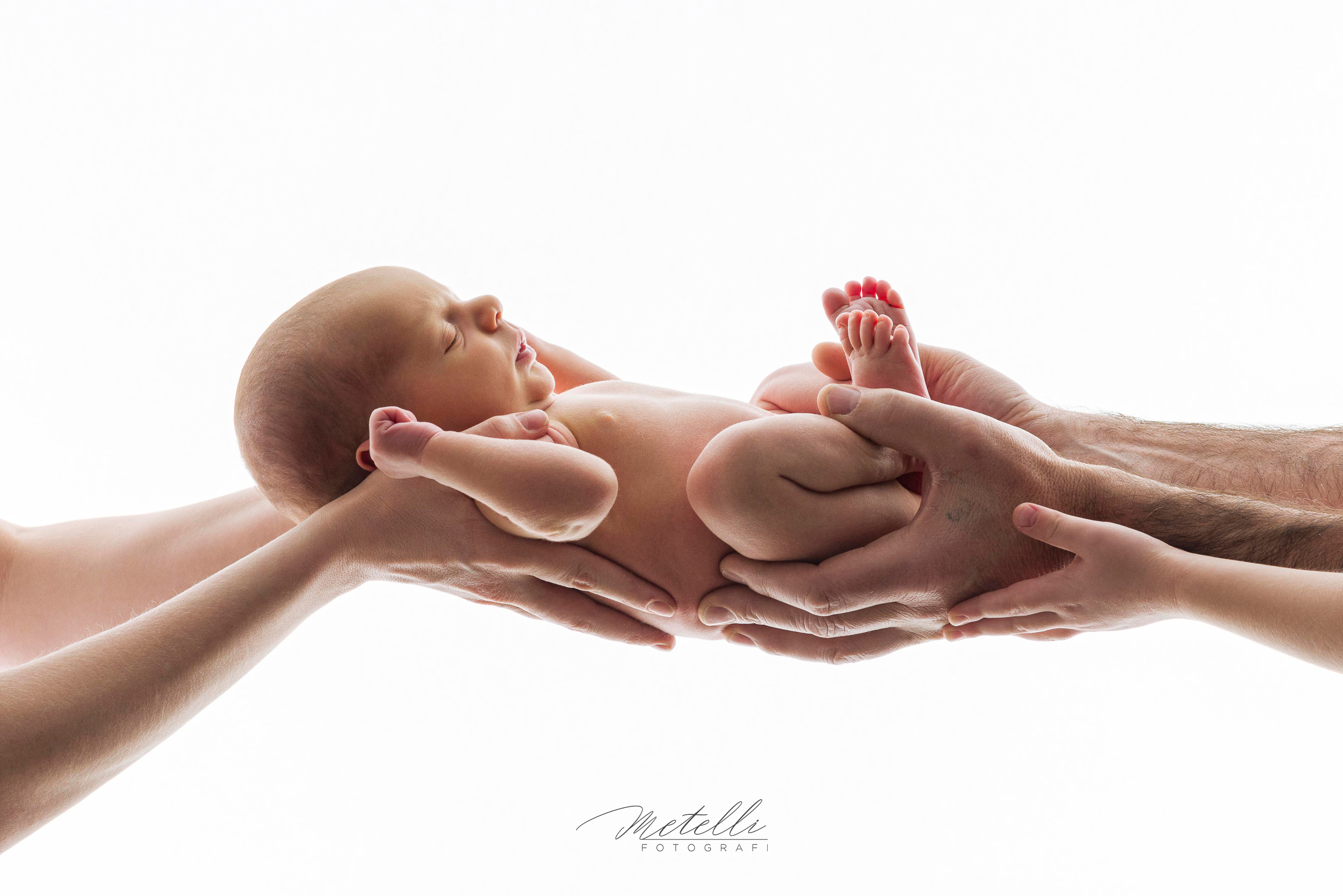 Neonato Mani Genitori