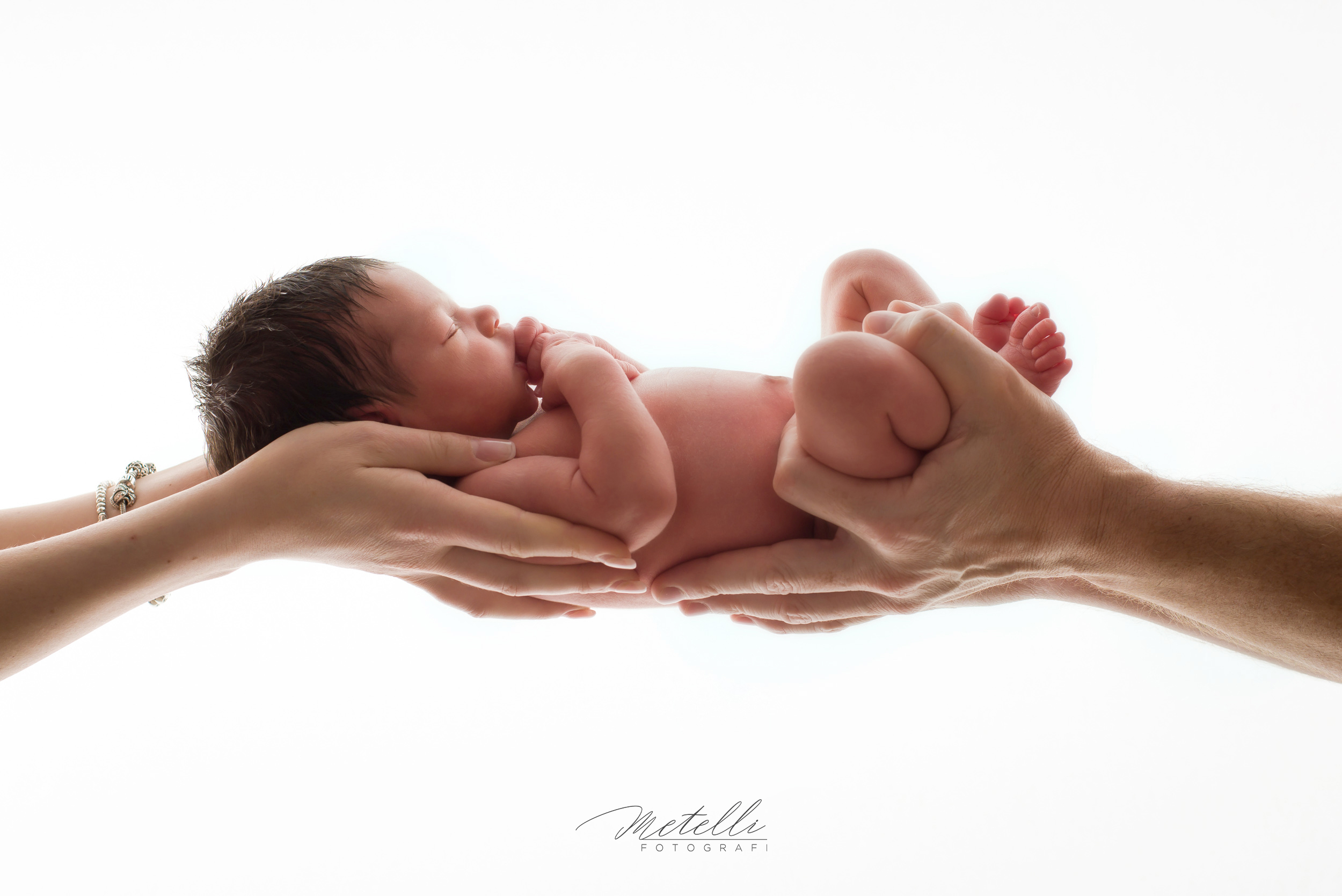 Neonato Mani Genitori